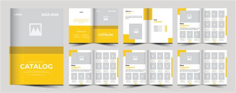 product catalog design template layout or company product catalogue design template 16144067 ...