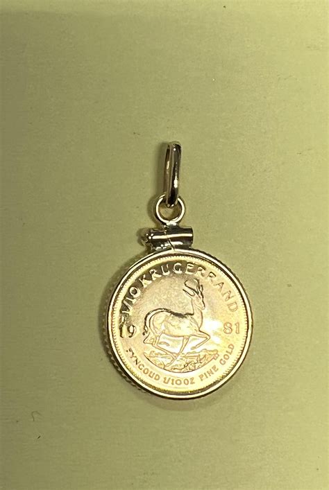 Had this Krugerrand coin into a pendant. Thoughts? : r/Gold