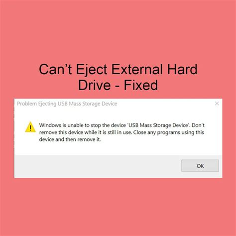 Can’t Eject External Hard Drive Fixed - Get IT Solutions