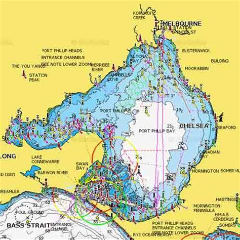 Guide to Snapper Fishing In Port phillip Bay GPS Marks