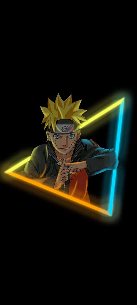 Download Triangle Around Naruto Aesthetic Phone Wallpaper | Wallpapers.com