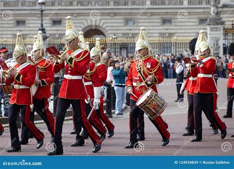 London, UK - April 16, 2011: Change of the Royal Guard Ceremony ...