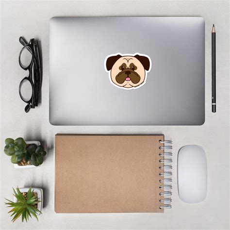 Funny Pug Stickers Vinyl Stickers Laptop Stickers - Etsy