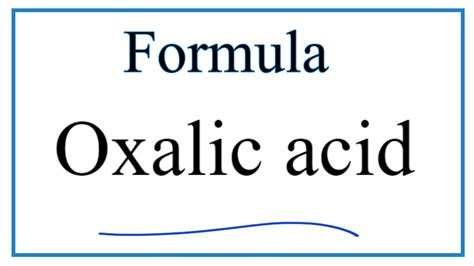 Oxalic Acid Molecular Formula Biggest Discount | www.oceanproperty.co.th