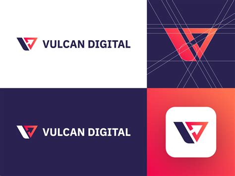 Vulcan Digital - Logo Design Concept by Eugene MT on Dribbble