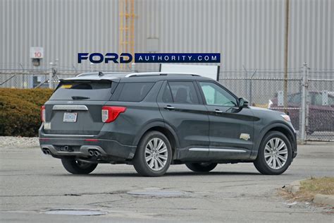 2021 Ford Explorer King Ranch Logo Visible On Prototype's Wheels