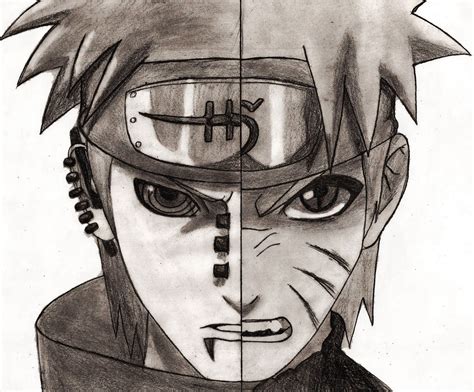 Pain y Naruto