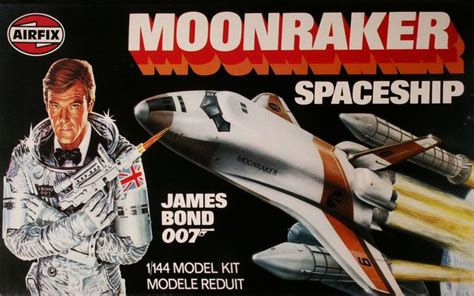 Airfix - Moonraker Spaceship - space shuttle re-issue to tie in with 007 movie 'Moonraker ...