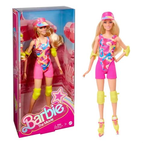 NEW BARBIE THE Movie Margot Robbie Doll In Skating Outfit £43.52 - PicClick UK