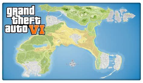 Concept GTA 6 map | Games | Mapsland | Maps of the World