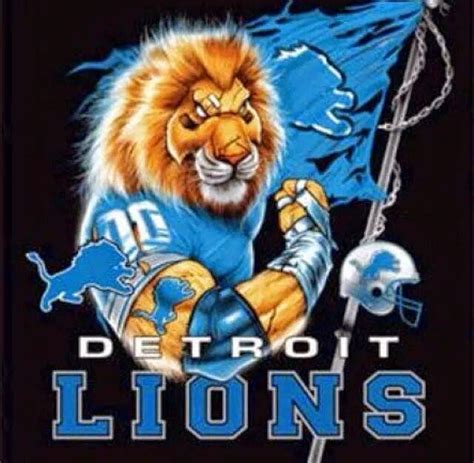 22 Meme Internet: strong lion with flag - Detroir Lions - #Lions