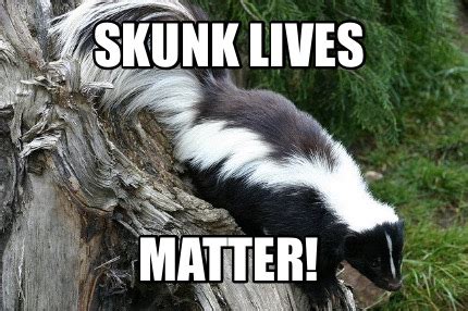 Meme Maker - Skunk lives Matter! Meme Generator!