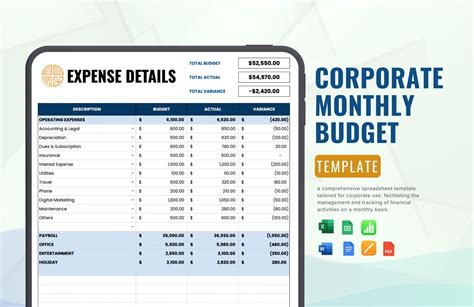 Monthly Budget Templates In Word Free Microsoft Word Monthly Budget ...