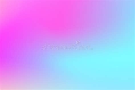 Cyan Pink Vector Gradient Background. Smooth Color Gradient Mesh. Digital Graphic Cover. Blurry ...