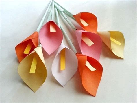 DIY Paper Calla Lily · How To Make A Flowers & Rosettes · Papercraft on Cut Out + Keep