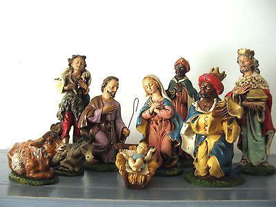 Large Vintage Nativity Set Made in Italy Beautiful! | Nativity set ...