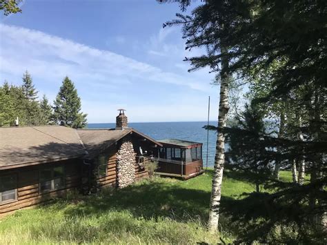 Log Cabin Vacation Rental On Lake Superior Near Two Harbors