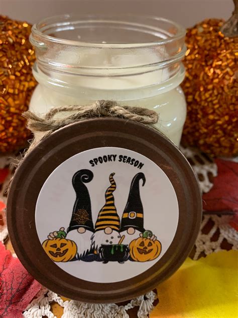 Halloween Scented Candles / Spooky Season Soy Candles / | Etsy