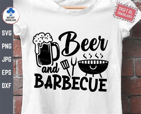 Beer and Barbecue Svg Grilling Dad Svg Funny Barbecue Svg - Etsy