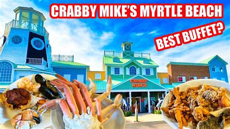 Crabby Mike's Seafood Buffet! Best Seafood Buffet by Myrtle Beach? | Surfside Beach, SC - YouTube