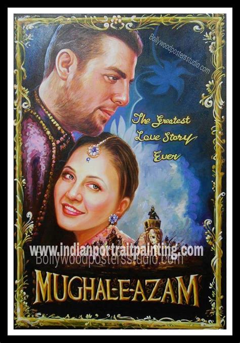 Indian Bollywood Poster Painters - Oil Canvas portrait