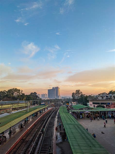 A Train Approaching the Station in a Modern City · Free Stock Photo