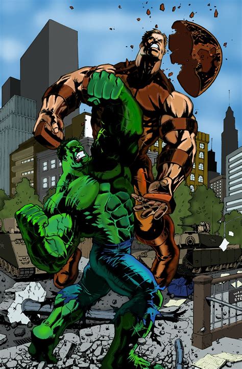 Juggernaut vs. The Hulk | Hulk vs juggernaut, Marvel comics art ...