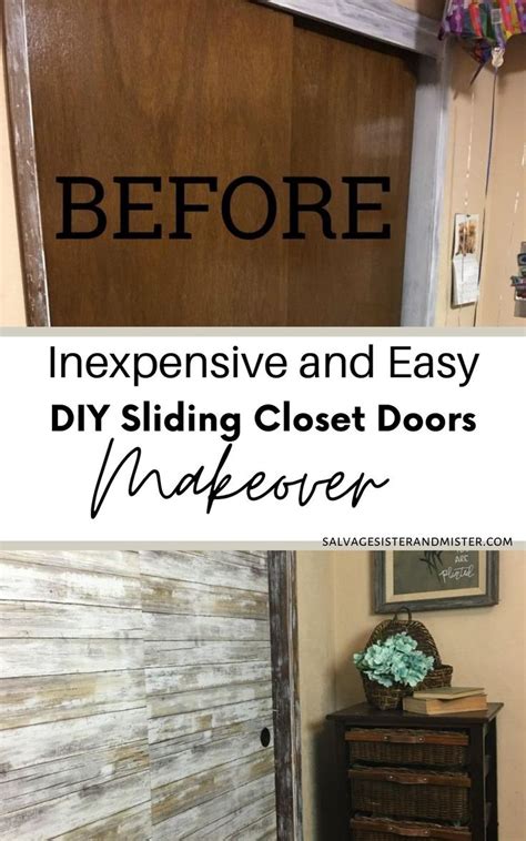 Bargain Sliding Closet Door Makeover | Closet door makeover, Diy closet doors, Sliding closet doors