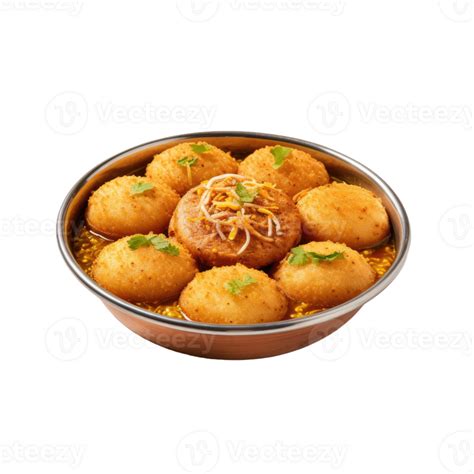 AI generated Authentic Daal Baati Churma Platter, on transparent ...