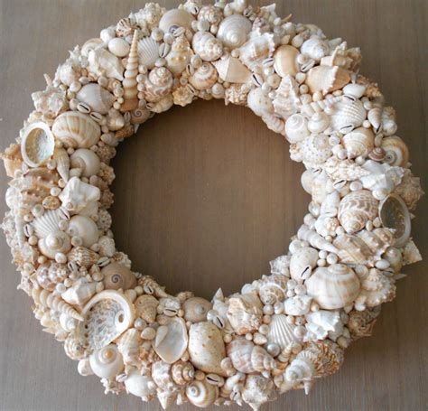 SeaShell Wreath Shell Wreath Beach Decor Beach Wedding