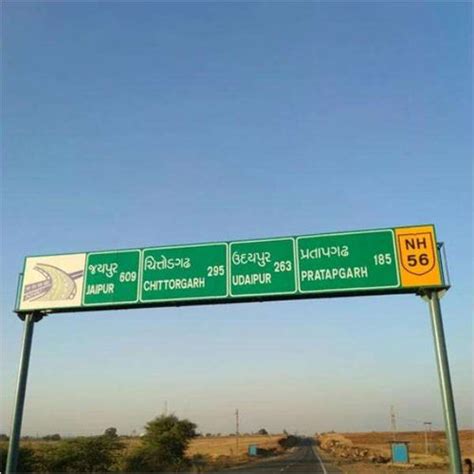 Overhead Gantry Sign Board Usage: Industrial at Best Price in Pune | Nikhil Infra