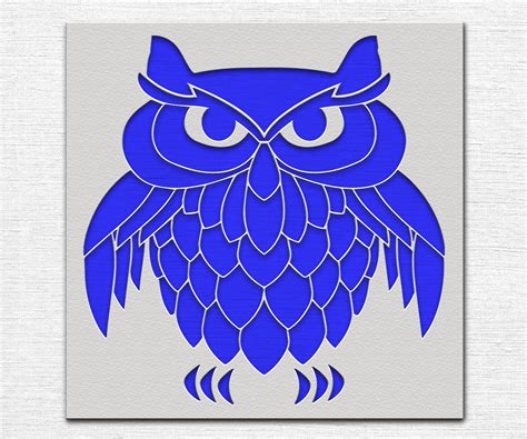 Owl Stencil - Art and Wall Stencil - Stencil Giant