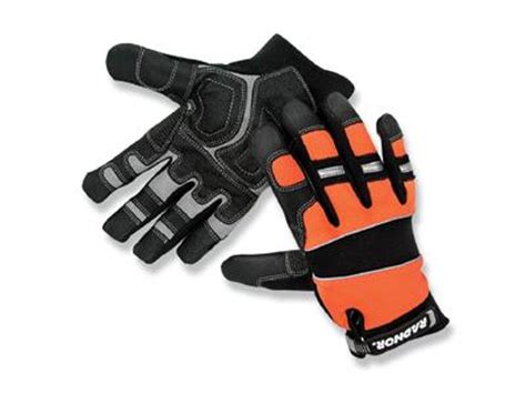 Mechanic's Reflective Gloves w/ PVC Grip Patches | Mechanic Gloves | Biking Gloves | Cheap ...