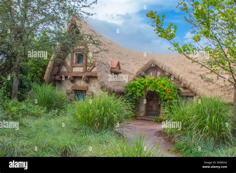 Snow White Cottage Stock Photo - Alamy