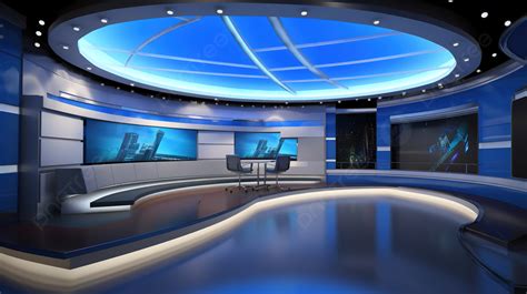 Immersive 3d Tv Studio For Breaking News Background, News Room, Tv Show ...