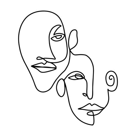 Minimalist Woman Face Illustration 19850946 Vector Art at Vecteezy