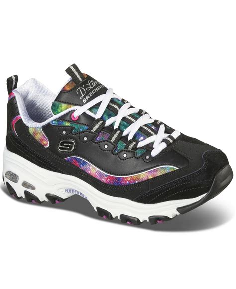 Skechers Women's D'lites - Whimsical Dreams Wide Width Walking Sneakers From Finish Line In ...