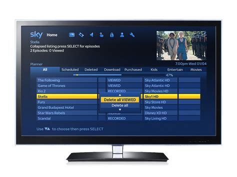 Sky announces improvements to TV Guide - Tech Digest