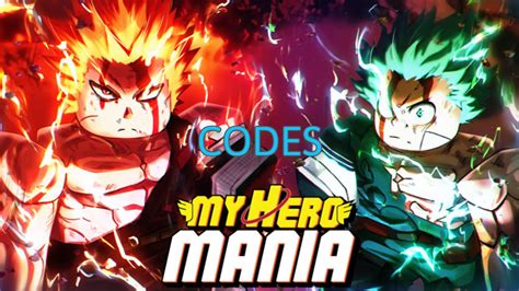 My Hero Mania Updated Codes (November 2023) - Roblox - Quretic