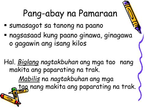 Pang Abay Na Panggaano Halimbawa - Anti Vuvuzela