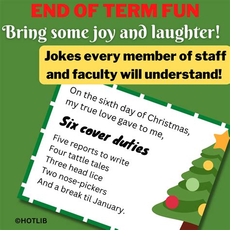 12 Days of Christmas Song Teacher Edition Parody | Teaching Resources