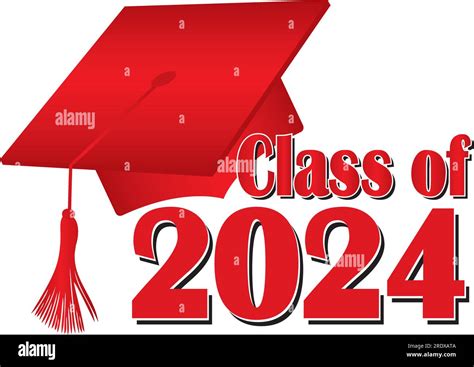 Class of 2024 Graduation Cap Stock Vector Image & Art - Alamy