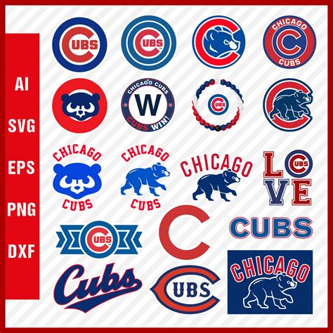 Chicago Cubs Logo, Chicago Cubs Svg Cut Files, Layered Svg - Inspire Uplift