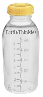 Medela 8oz Breastmilk Storage Bottle – Plain Design | LittleThinkies