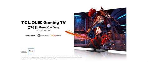 TCL C745 QLED Gaming TV | TCL Saudi Arabia