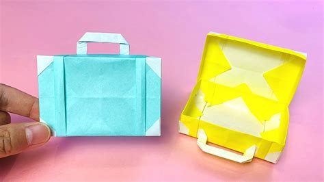 DIY Origami Box Paper Suitcase: A Simple and Creative Project – easy origami tutorial