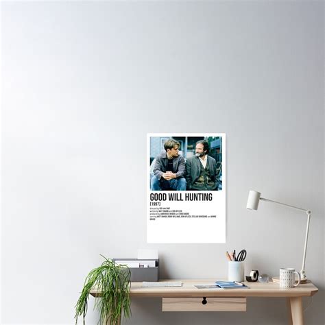 "GOOD WILL HUNTING POSTER " Poster by reesegivens | Redbubble