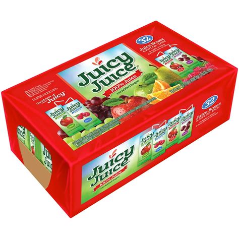 Juicy Juice Variety Pack 100% Juice, 6.75 Fl Oz, 32 Count - Walmart.com - Walmart.com