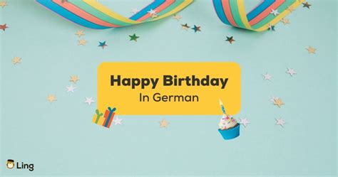 21+ Ways To Wish Happy Birthday In German - ling-app.com