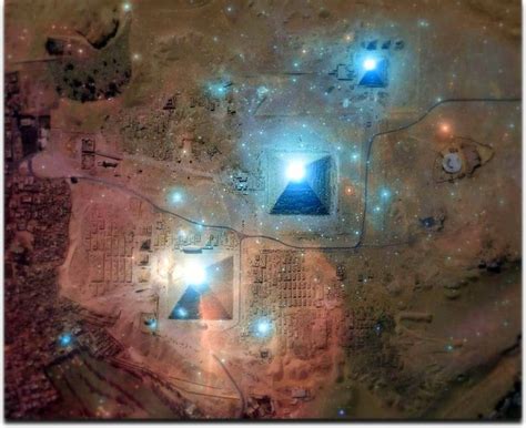 Is a correlation between the location of the 3 largest pyramids of the Giza pyramid complex and ...